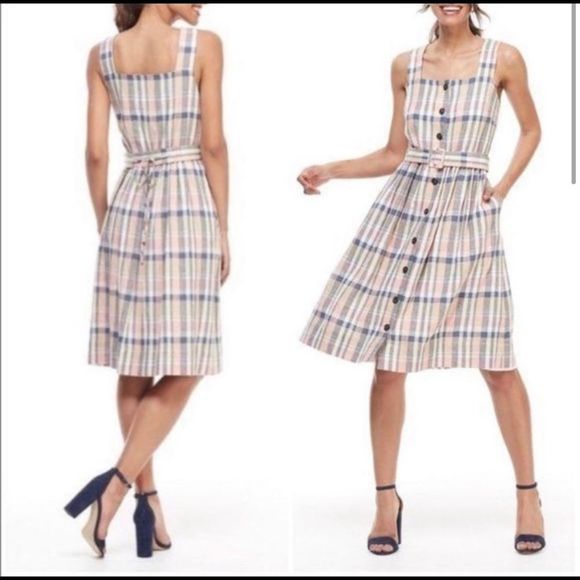 Gal Meets Glam Peyton Linen Dress size 8 - Picture 3 of 6